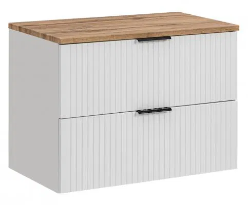 Koupelnová skříňka ADEL WHITE 80 cm + deska